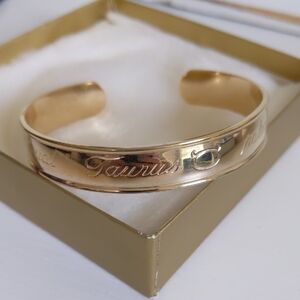 BOGO! Avon Gold Tone Taurus Zodiac Cuff Bracelet